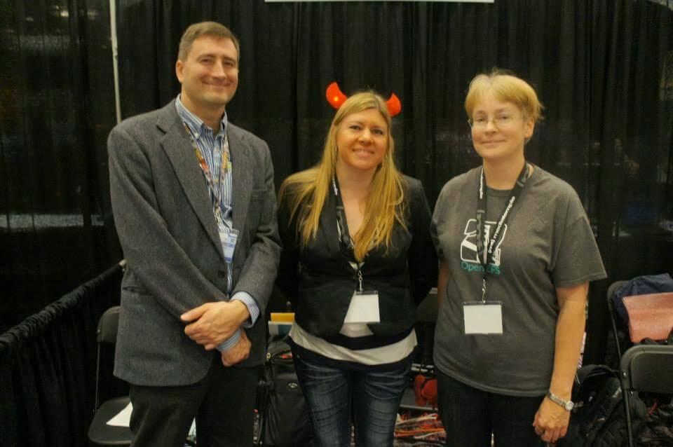 The FreeBSD Booth Crew - Photo courtesy